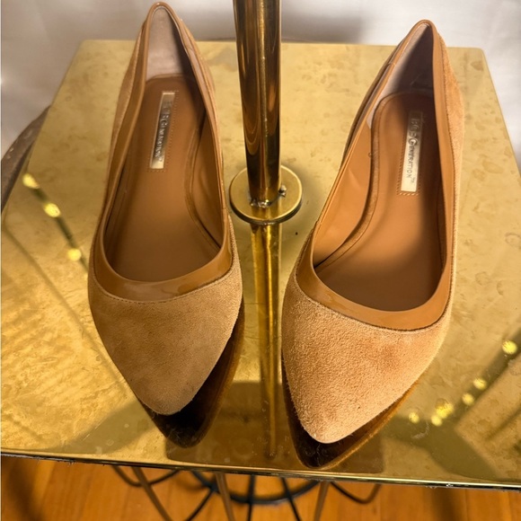 BCBGeneration Brown Suede Flats 7 - Picture 2 of 7
